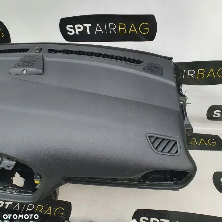 FORD FIESTA MK8 DESKA ROZDZIELCZA KONSOLA KOKPIT PULPIT PODUSZKI AIRBAG AIR BAG PASY KIT SET - 4