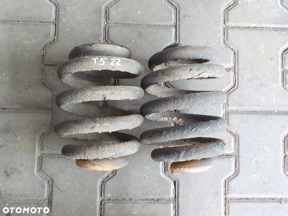 VW T5 T6 SPRĘŻYNA SPRĘŻYNY TYŁ TYLNE 22MM WZMOCNIONE - 1