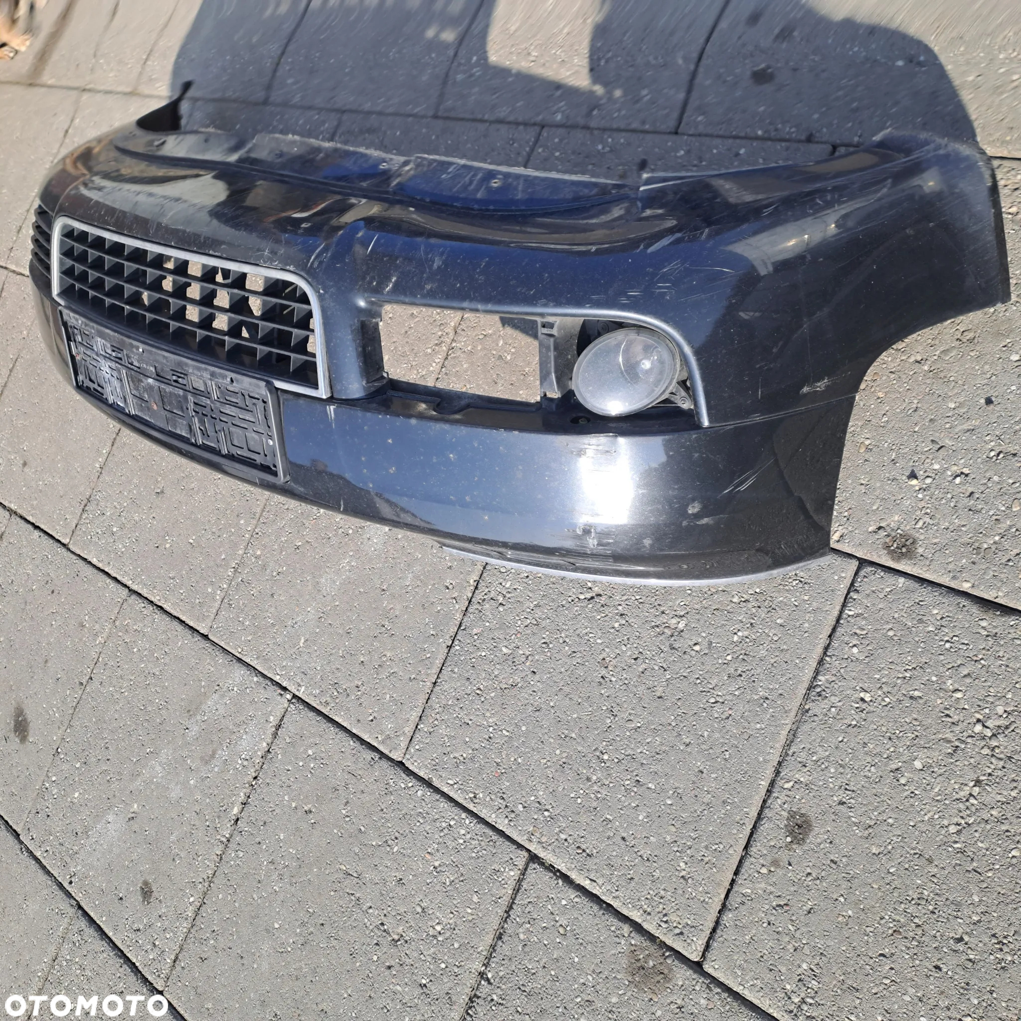 Audi A6 C5 FL zderzak przedni pod Xenon spryski kod lakieru LZ9W - 8