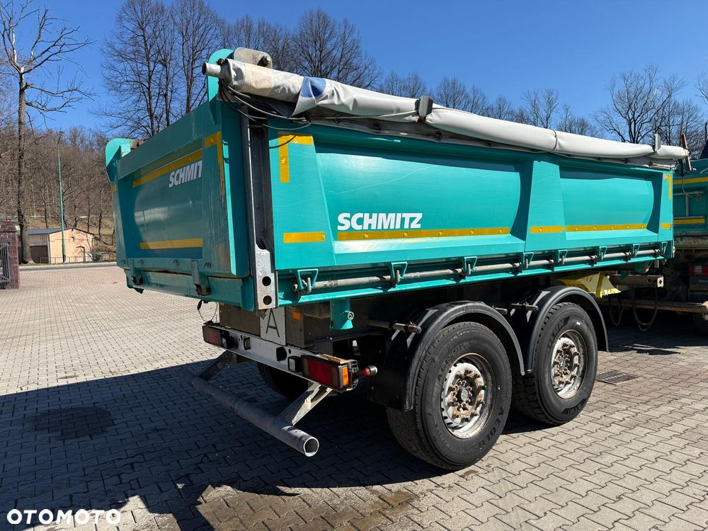 Schmitz Cargobull ZKI 18 przyczepa wywrotka tandem, plandeka, TOP!