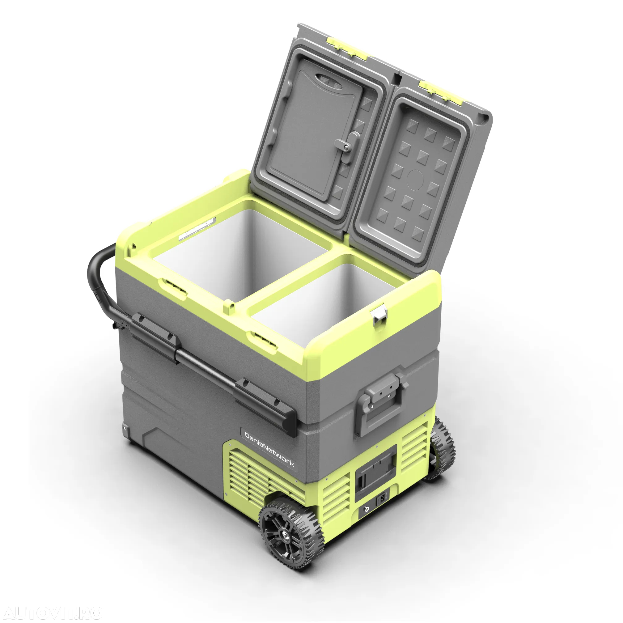 Frigider 45/55L auto rulotă, camion, dube 3,5t, 12-24V, rezistent la vibrații, congelare -20°C - 6
