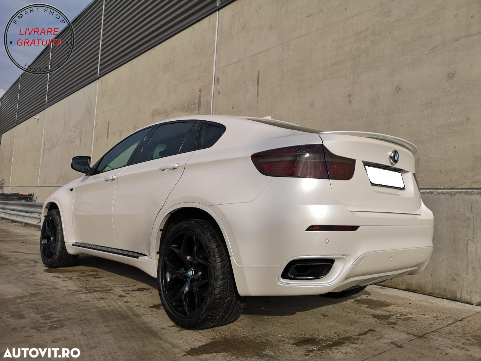 Tobe Ornamente Sistem de evacuare BMW X6 E71 (2008-2014) V8 Design Negru- livrare gratuita - 10