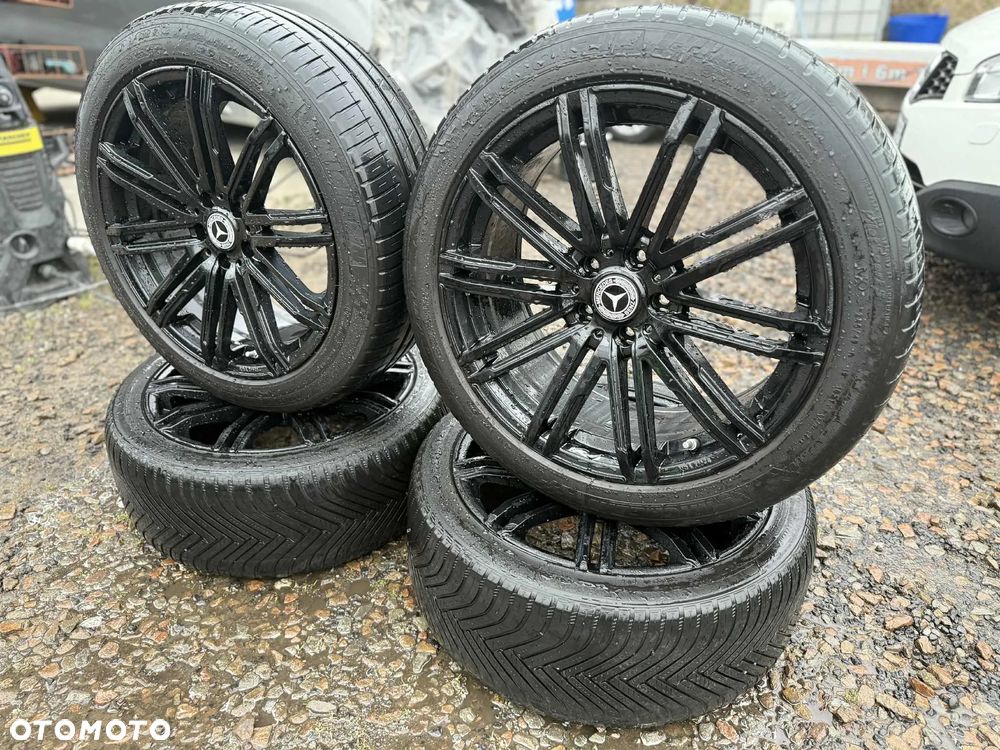 Koła Alufelgi Mercedes V Klassa 19 245/45/19 Czarne Black Piano - 5