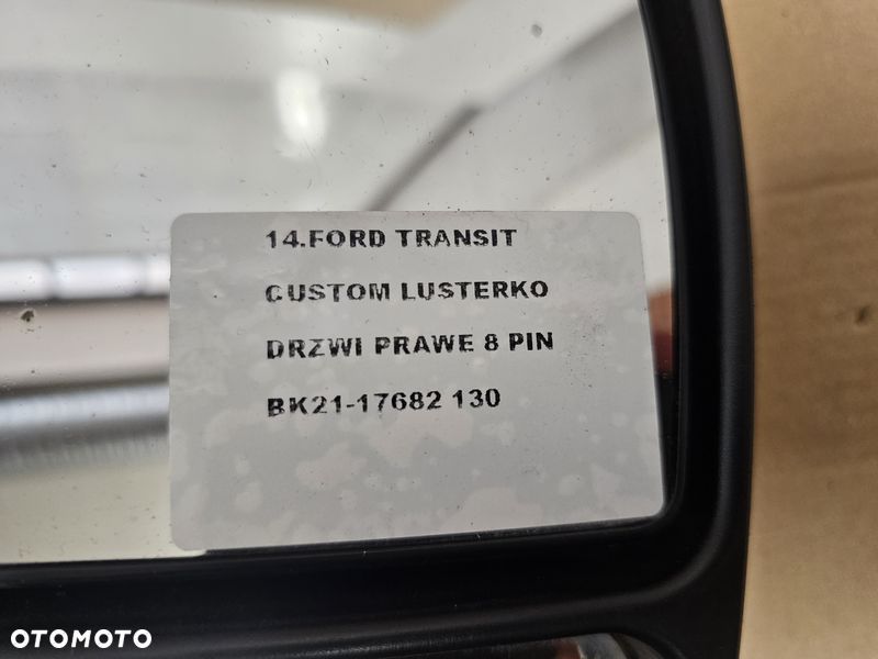 FORD TRANSIT CUSTOM LUSTERKO DRZWI PRAWE 8 PIN BK21-17682 - 6
