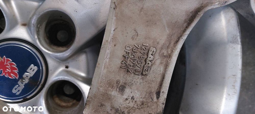FELGA ALUMINIOWA 4 SZT 7JX17 5X110 ET41 12785711 SAAB - 3