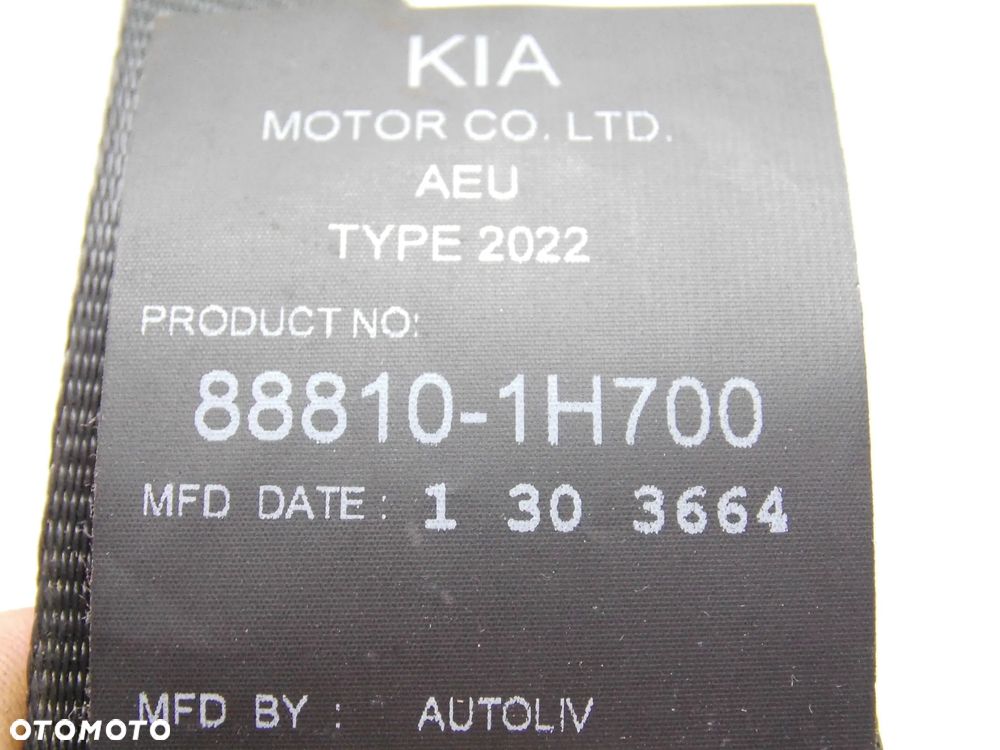 PAS BEZPIECZEŃSTWA KIA PRO CEED I LIFT LEWY PRZEDNI ORYGINAŁ - 3