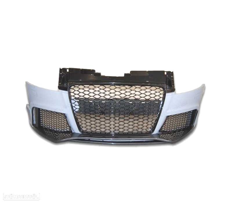 PARA-CHOQUES FRONTAL AUDI TT 8J + SPOILER 06-14 LOOK RS CARBONO - 1