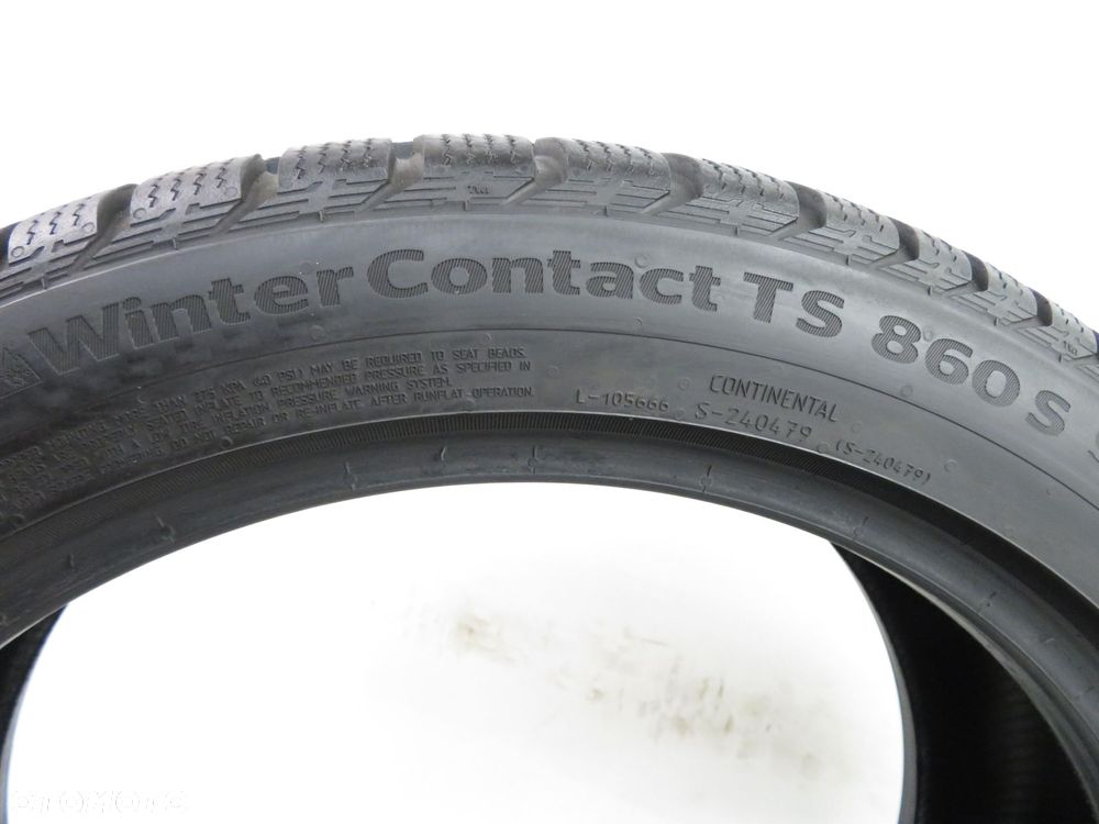 2X 225/45R19 OPONY ZIMOWE CONTINENTAL WINTERCONTACT TS 860 S 96V XL SSR DOT: 4217. - 3