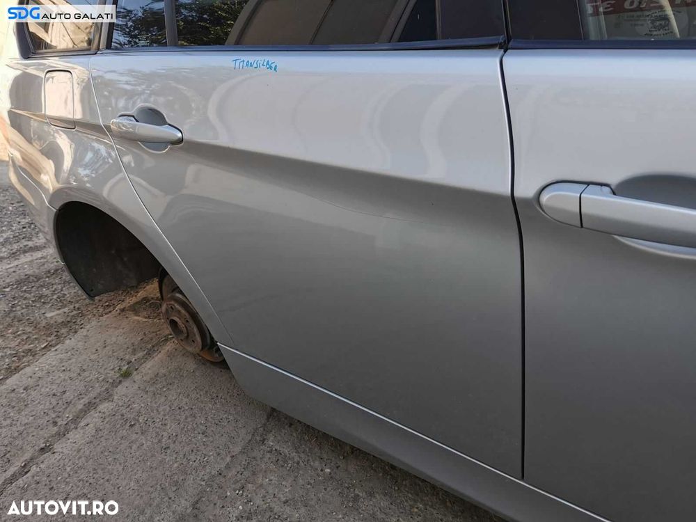 Usa Usi Portiera Portiere Dreapta Spate BMW Seria 3 E91 Break Combi 2004 - 2011 Culoare 354/7 Titansilber Metallic [0563] - 2