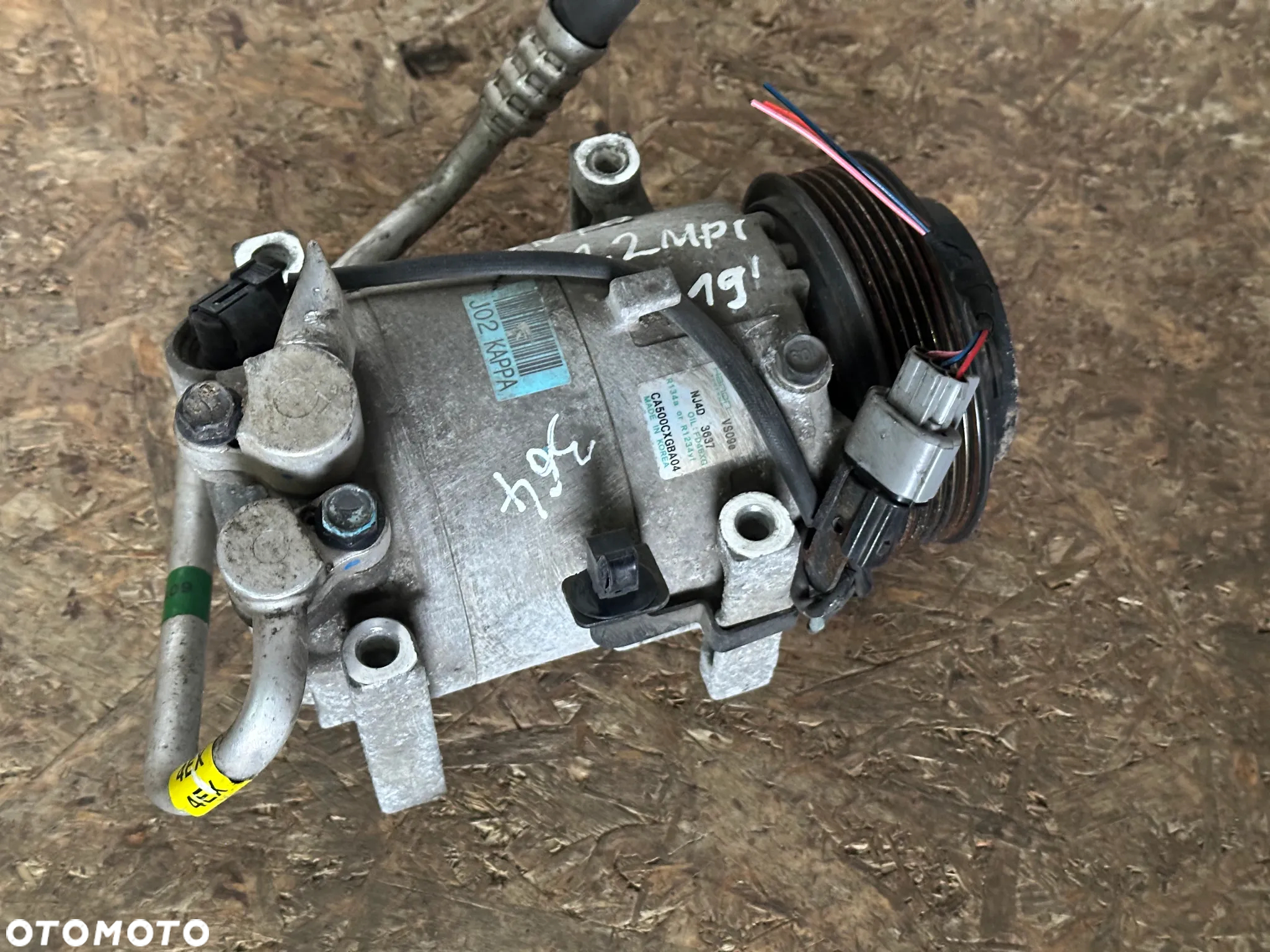 SPRĘŻARKA KLIMATYZACJI KIA PICANTO 1.2B 19' CA500CXFBA04 - 2
