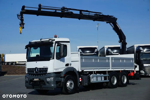 Mercedes-Benz AROCS / 2643 / 6 X 4 / SKRZYNIOWY + HDS / HIAB 228 E – 4 / WYS. 13 M