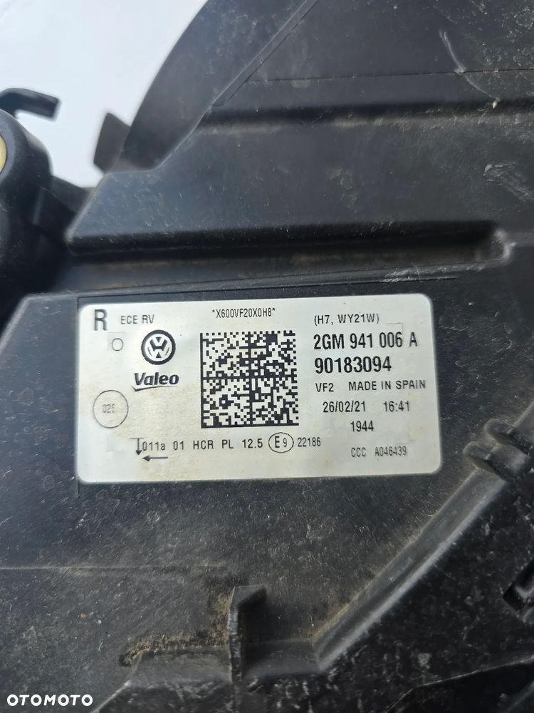 Lampa prawa przednia vw t-cross idealna kompletna zwykła - 6