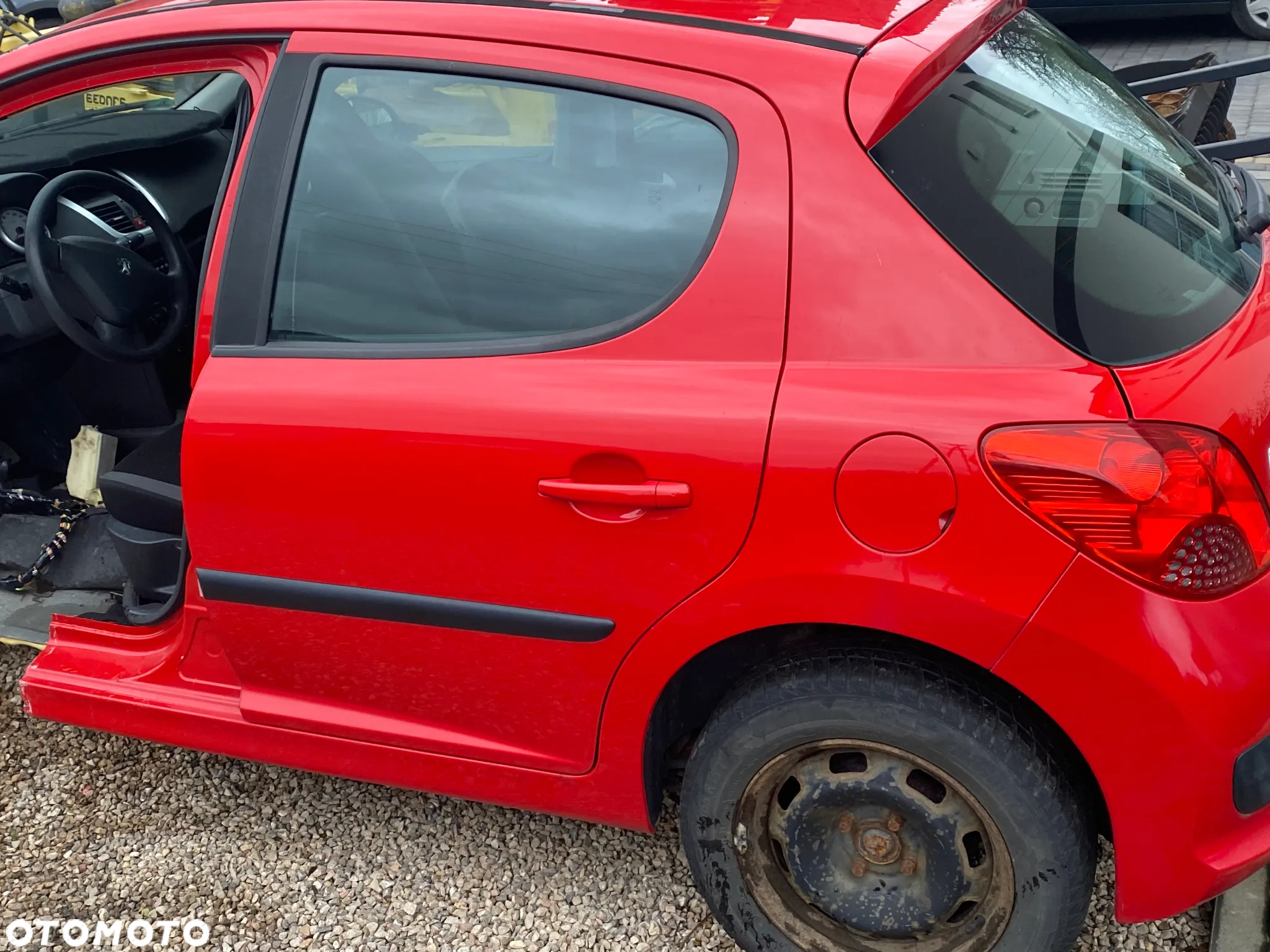PEUGEOT 207 06- Błotnik lewy tył tylny pas próg poszycie KKNB HB 5-drzwi - 3