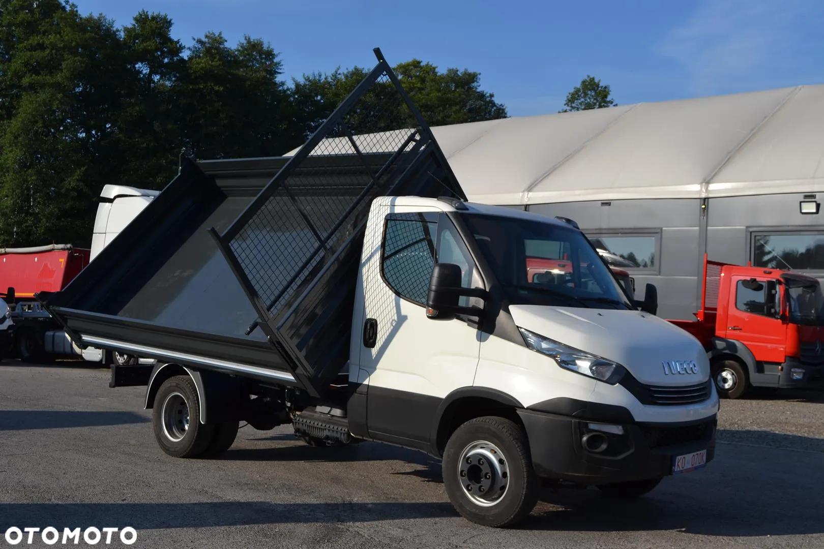 Iveco DAILY 72-180 70-210 72C Nowy 3-stronny WYWROT Kiper WYWROTKA BLOKADA MOSTU 65C 50C 35C - 18