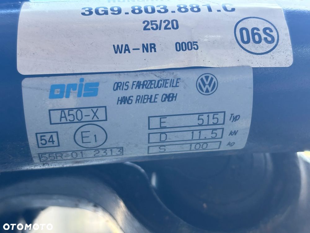 VW Passat B8 hak holowniczy elektryczny oryginał 3G9803881C  moduł 5Q0907383N wiązka komplet - 4