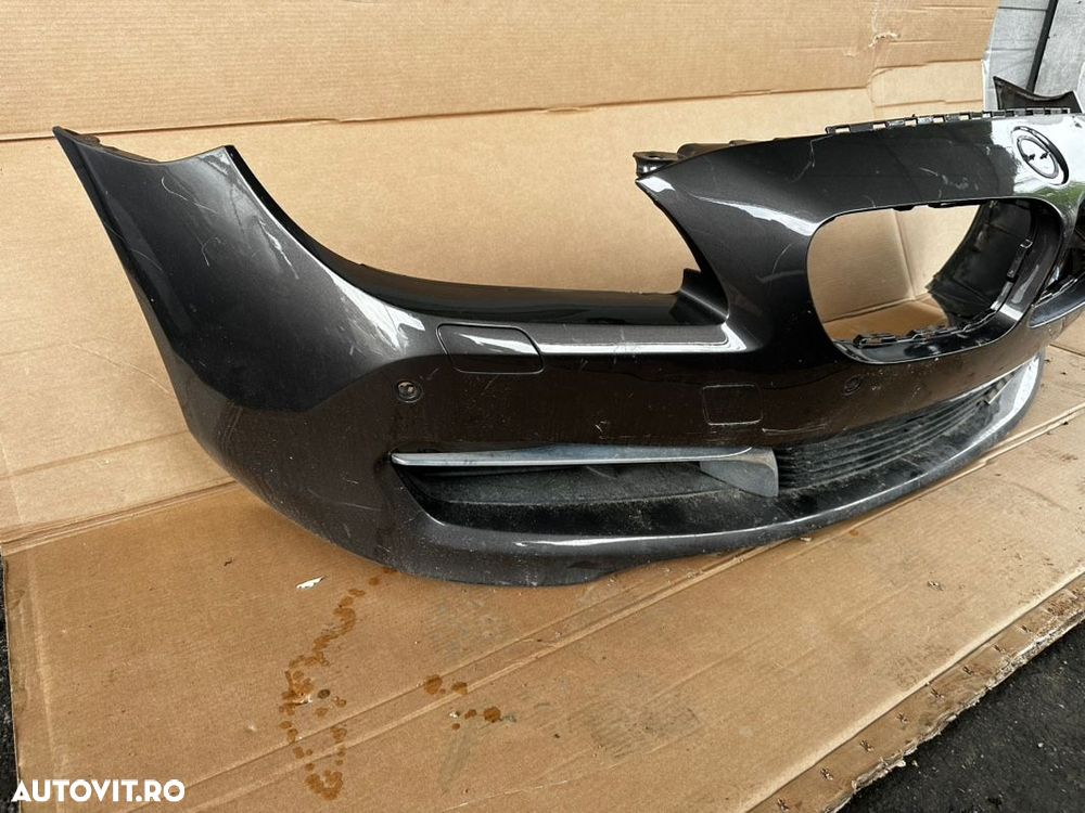 bara spoiler fata bmw F06 F12 f13 LCI Facelift cu găuri pt senzori pdc parcare bara conține grile și elementele cromate - 3