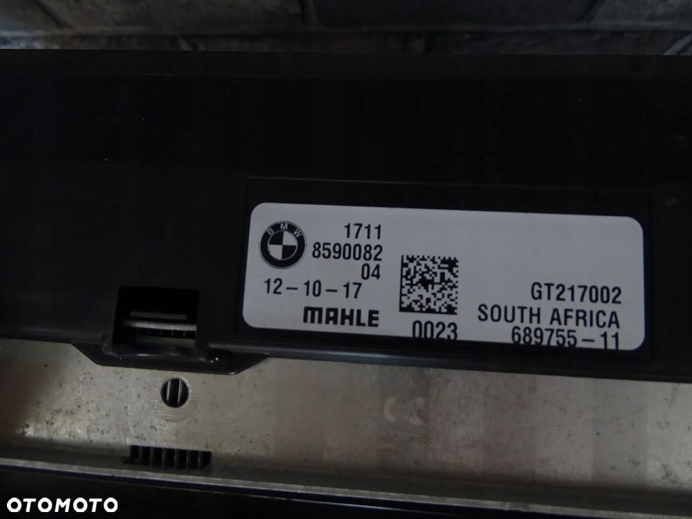 KOMPLET CHŁODNIC CHŁODNICA WENTYLATOR BMW X3 G01 X4 G02 3.0D M40d DIESEL - 8