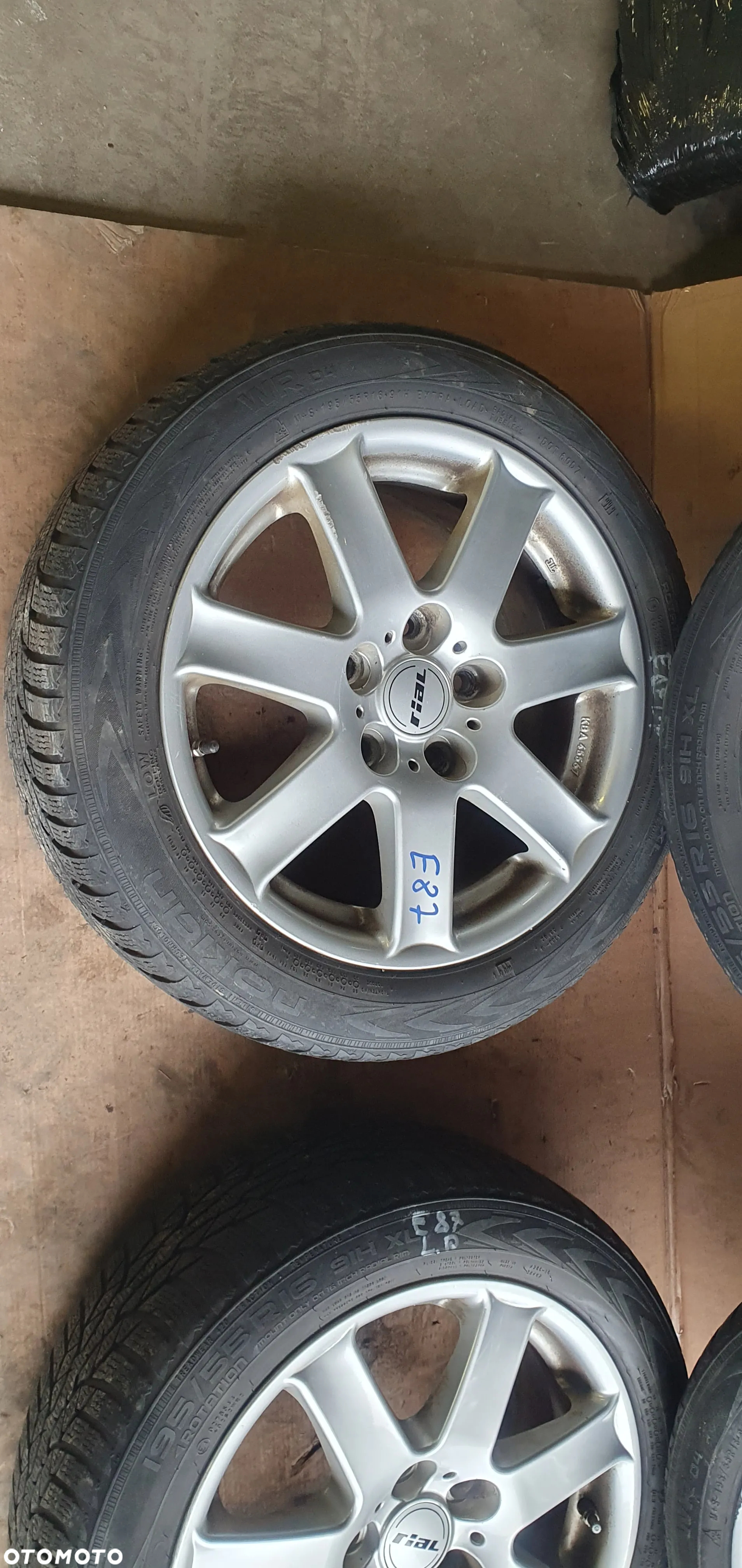 Alufelgi z oponami Rial Germany 5x120 16 7J ET44 195/55 R16 BMW KBA45567 - 4