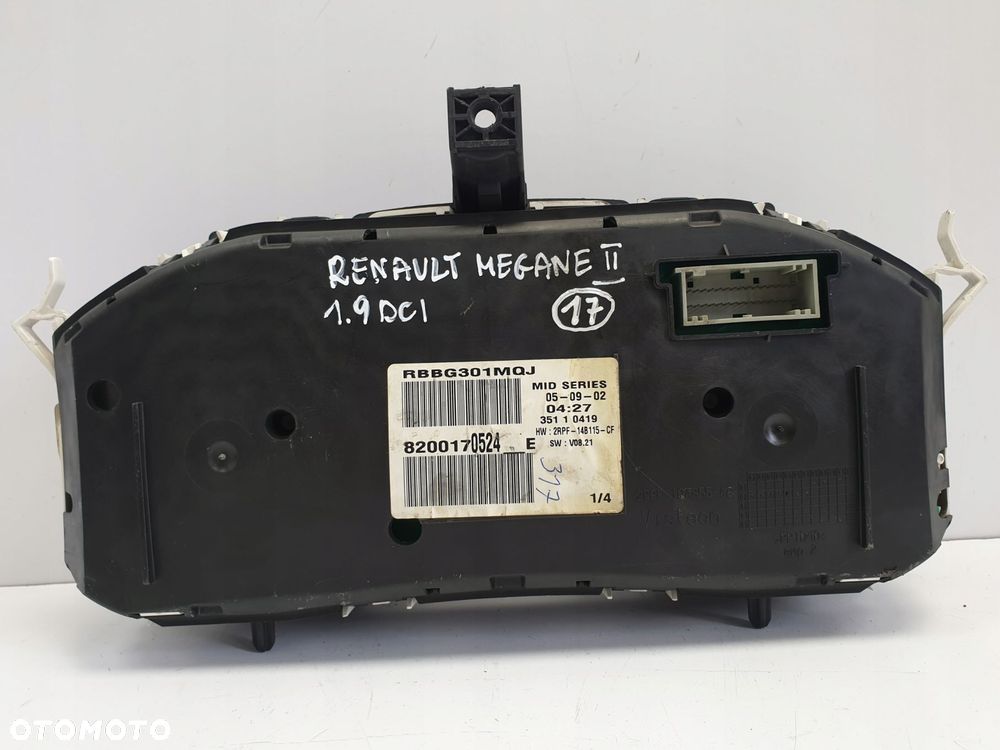 Renault Megane II 1.9 DCI ZEGARY LICZNIK europa - 3