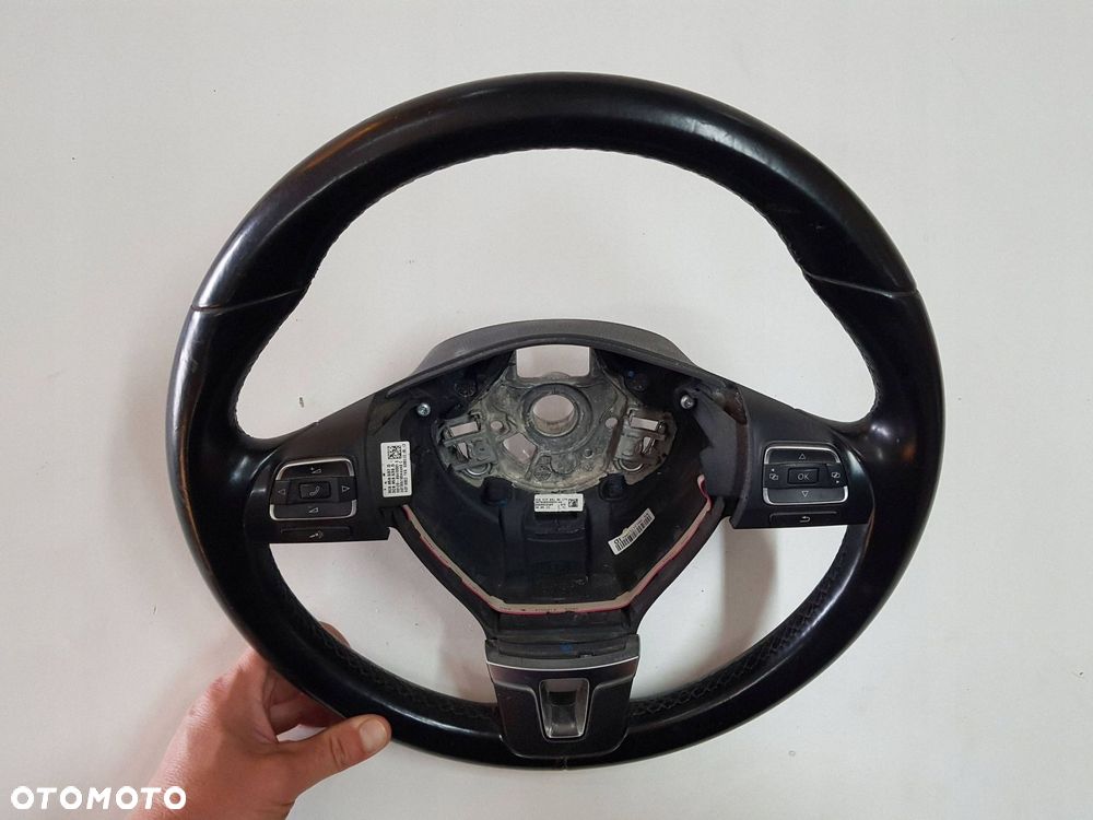 VW PASSAT B7 10-14r PASSAT CC GOLF VI KIEROWNICA SKÓRZANA 3C8419091BE - 12