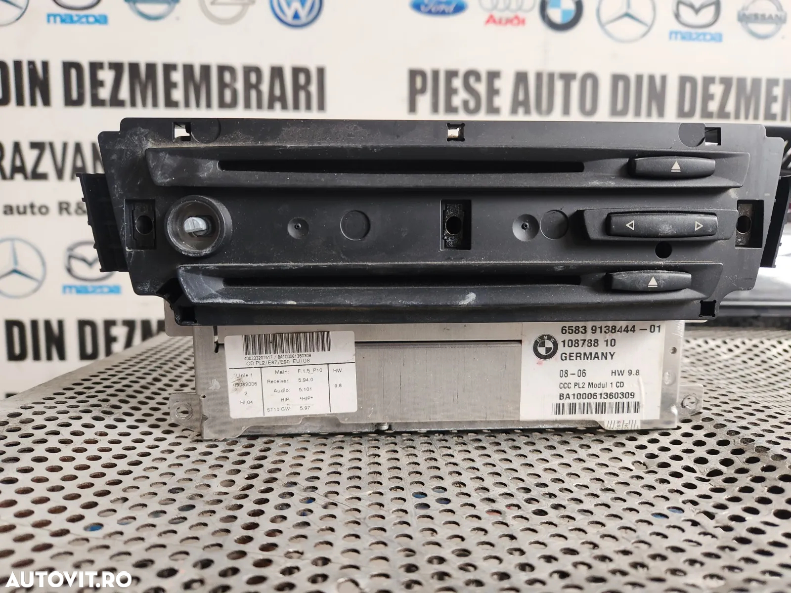 Navigatie Bmw CCC Unitate Navigatie Display Joystick Idrive CCC Bmw E90 E91 E87 Cod    - Dezmembrar - 10