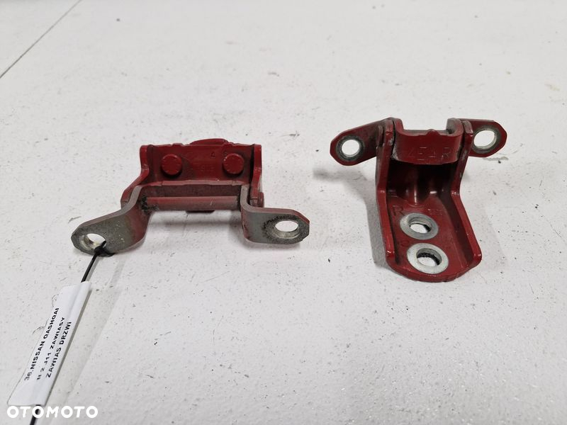 NISSAN QASHQAI 2 II J11 ZAWIASY DRZWI PRAWY TYŁ PRAWE TYLNE KOMPLET Z10 G - 2