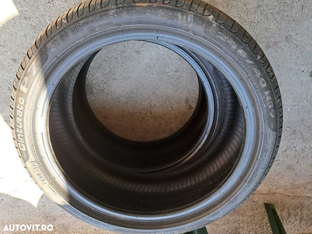 Set anvelope 275/35 R19 cu 245/40 R19 Pirelli runflat - 7