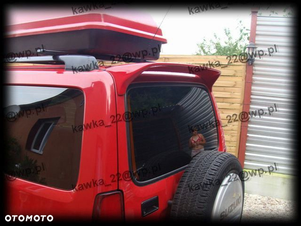 SUZUKI JIMNY LOTKA SPOILER NA KLAPĘ PODKŁAD!!!