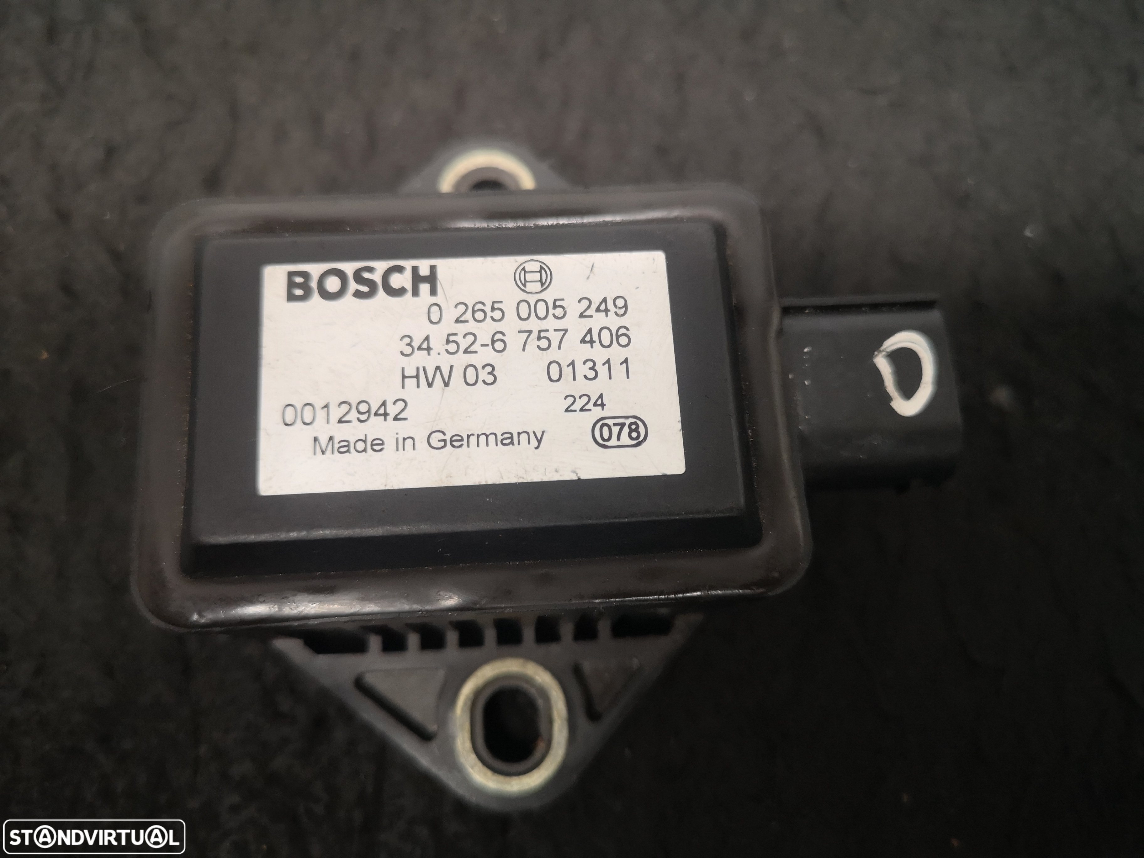 Sensor de ACELERAÇÃO  ESP bmw e60 e61 bmw (3x no estoque) - 4