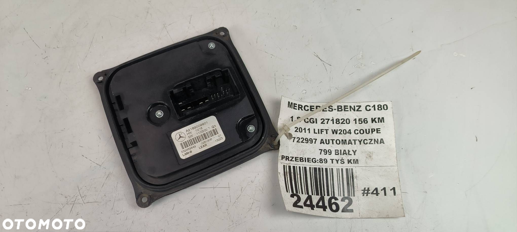 MODUŁ MERCEDES-BENZ C180 A2189009901 - 2