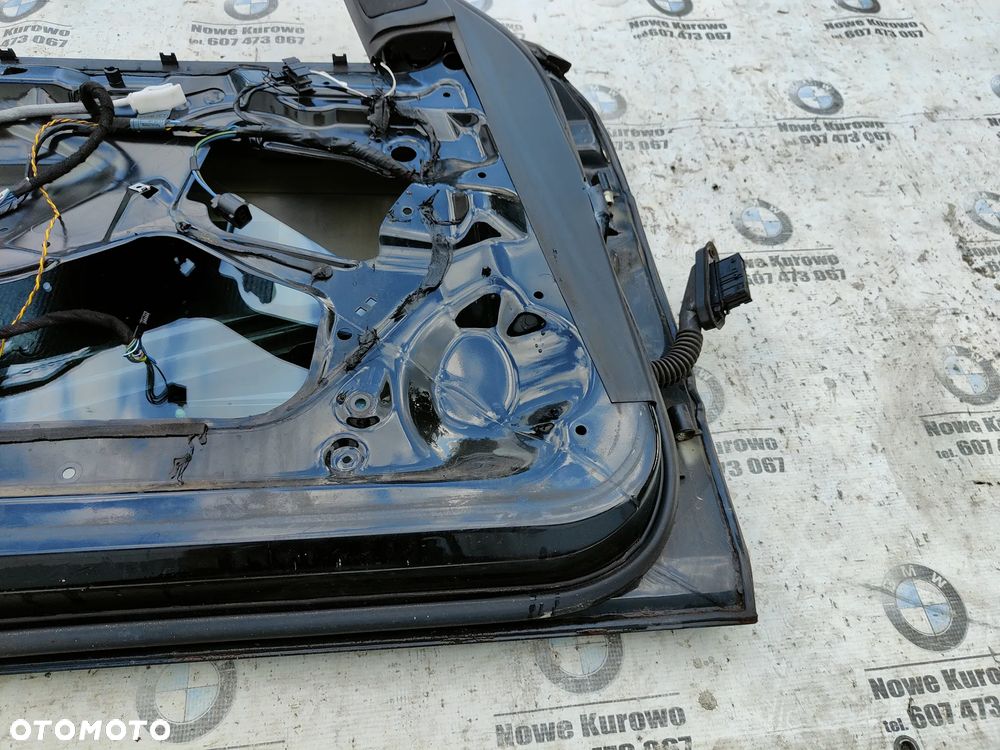BMW E46 Sedan Kombi Drzwi przednie przód lewe Black Sapphire 475 oryginał lakier - 12