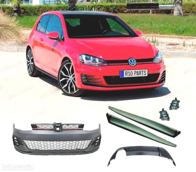 KIT CARROÇARIA VOLKSWAGEN VW GOLF 7 12-17 LOOK GTI SRA - 1