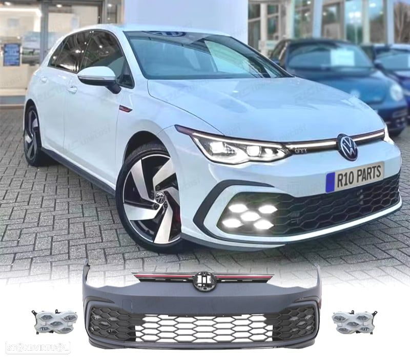 PÁRA-CHOQUES FRONTAL VOLKSWAGEN VW GOLF 8 19-24 GTI + NEVOEIROS - 2