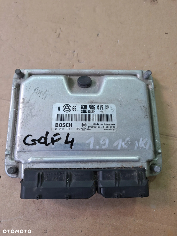 sterownik silnika BOSCH 038906019KH GOLF IV   (51/2)