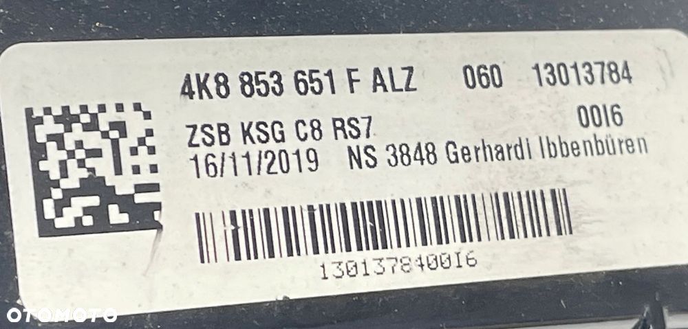 : AUDI RS6 RS7 C8 4K8 19- ATRAPA GRILL 4K8853651F - 11