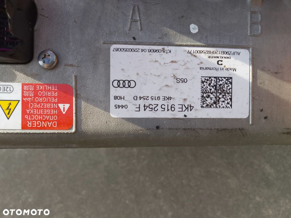 Sterownik moduł akumulatora AUDI E-TRON e-tron GT Q4 e-tron 4KE915254F - 7