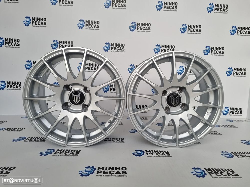 Jantes Fox (FX004) em 15 silver (4x108) - 1