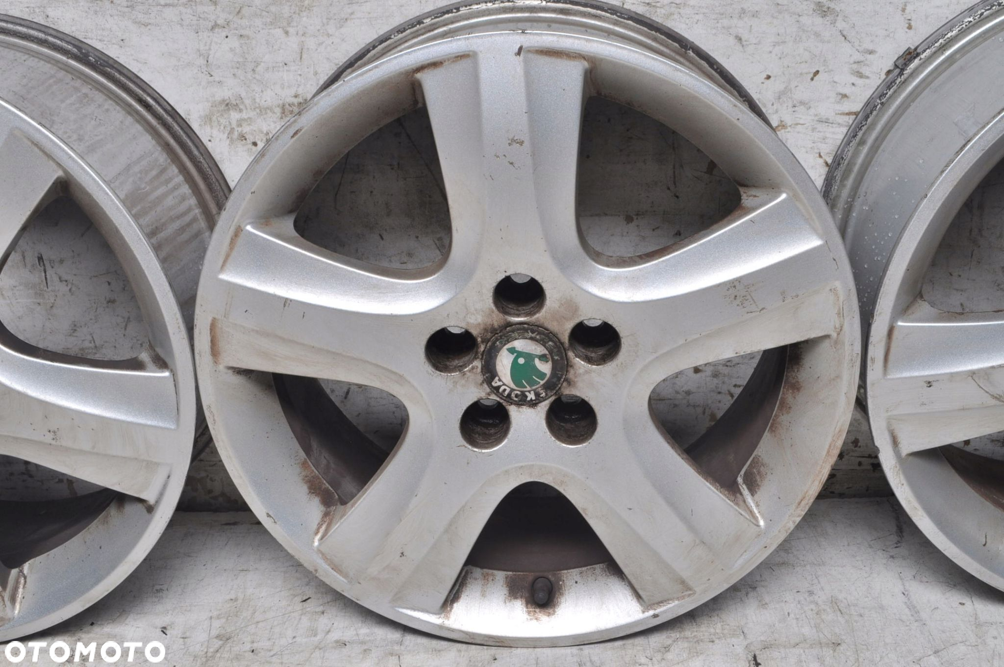 SKODA OCTAVIA FELGI ALUMINIOWE R16" 6.5J 5X100 ET42 1U0601025AA - 10