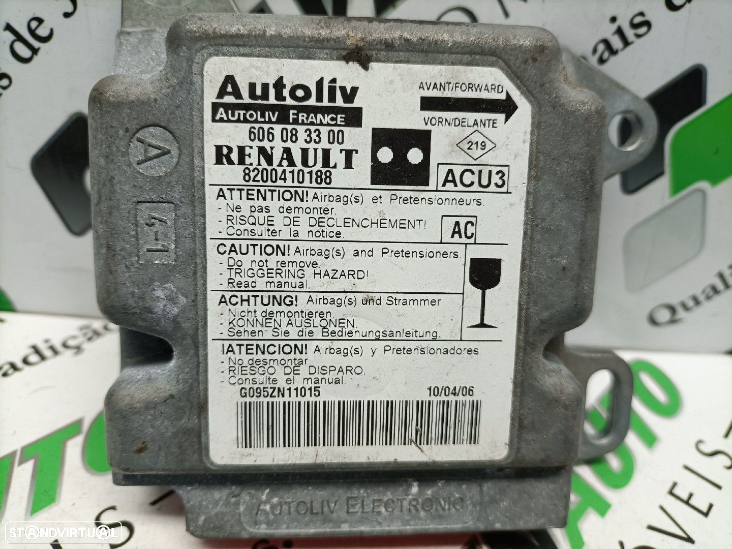 Centralina Airbags Renault Kangoo (Kc0/1_) - 2