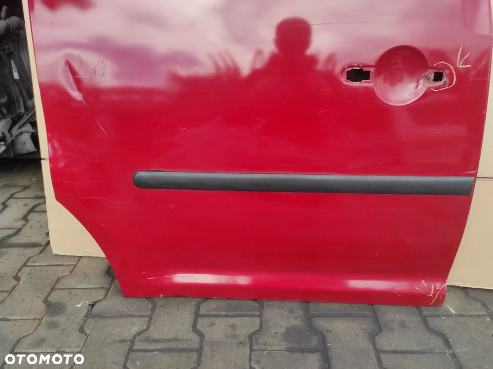 VW CADDY 3 04-15R DRZWI PRZESUWNE PRAWE CZERWONE WYSYŁKA !!!!!!!! - 5