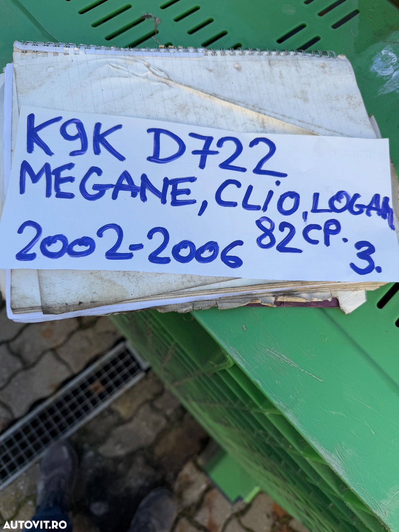 Motor 1.5 dci 82 cp tip K9KD722 sau K9KD7 euro 3 RENAULT CLIO 2, MEGANE, SCENIC ,DACIA LOGAN an 2002-2006 - 7