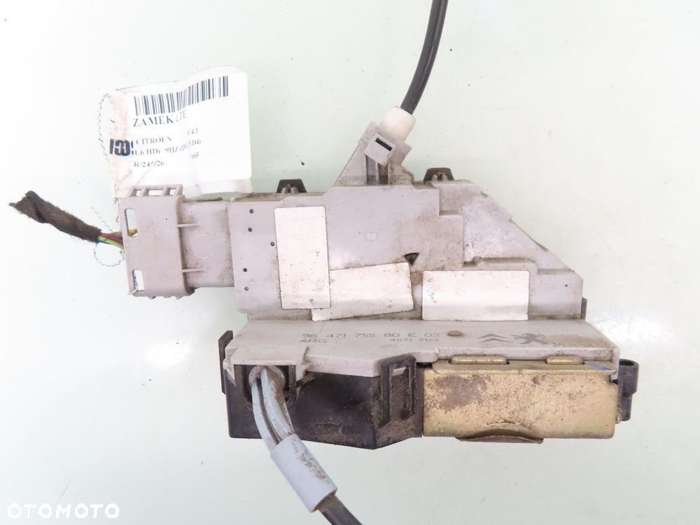 ZAMEK LEWY TYLNY CITROEN C4 I 9647175580 6 PIN - 6