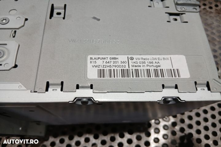 Radio cd 1K0035186AA 1K0035186AA Volkswagen VW Golf 6 [2008 - 2015] H - 5