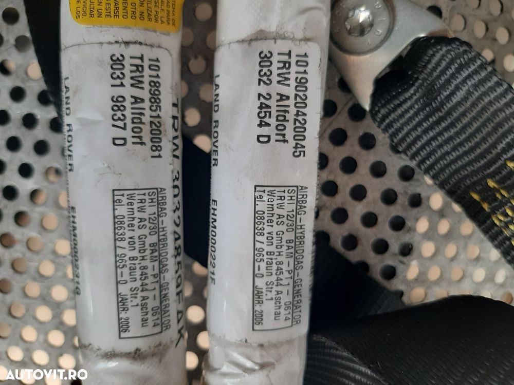 Airbag Cortina Stanga Dreapta Land Rover Range Rover Vogue L322 An 2005-2006-2007-2008-2009-2010-20 - 6