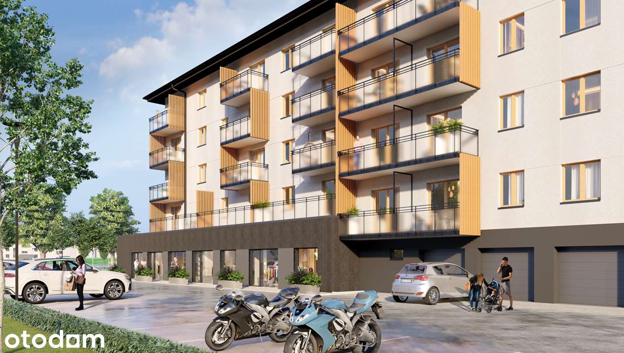 2-pokojowe mieszkanie 41m2 + balkon Bezpośrednio