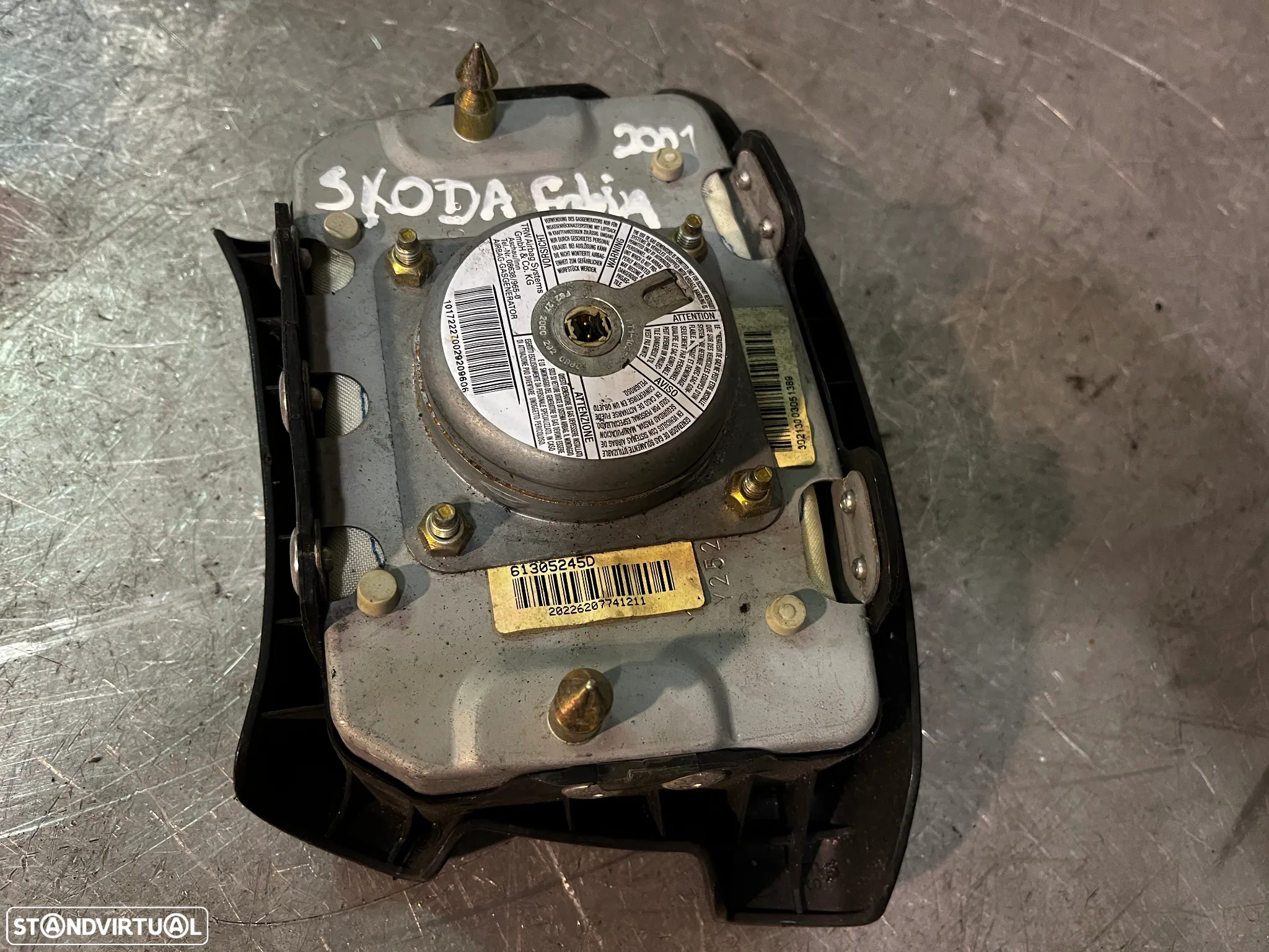 AIRBAG DO VOLANTE SKODA FABIA I - 2