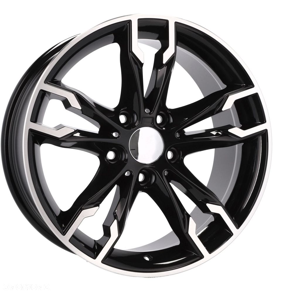 4x Felgi 17 m.in. do BMW 3 e36 5 e34 e39 e60 e61 6 e63 e64 f06 f12 f13 7 e38 e65 - B1257 (BK5255) - 9