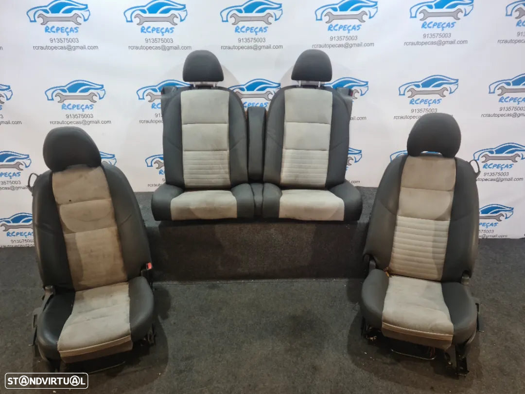 BANCO BANCOS PELE FRONTAL FRENTE TRASEIRO TRÁS AIRBAG VOLVO C30 533 RDESIGN R-DESIGN R DESIGN - 3