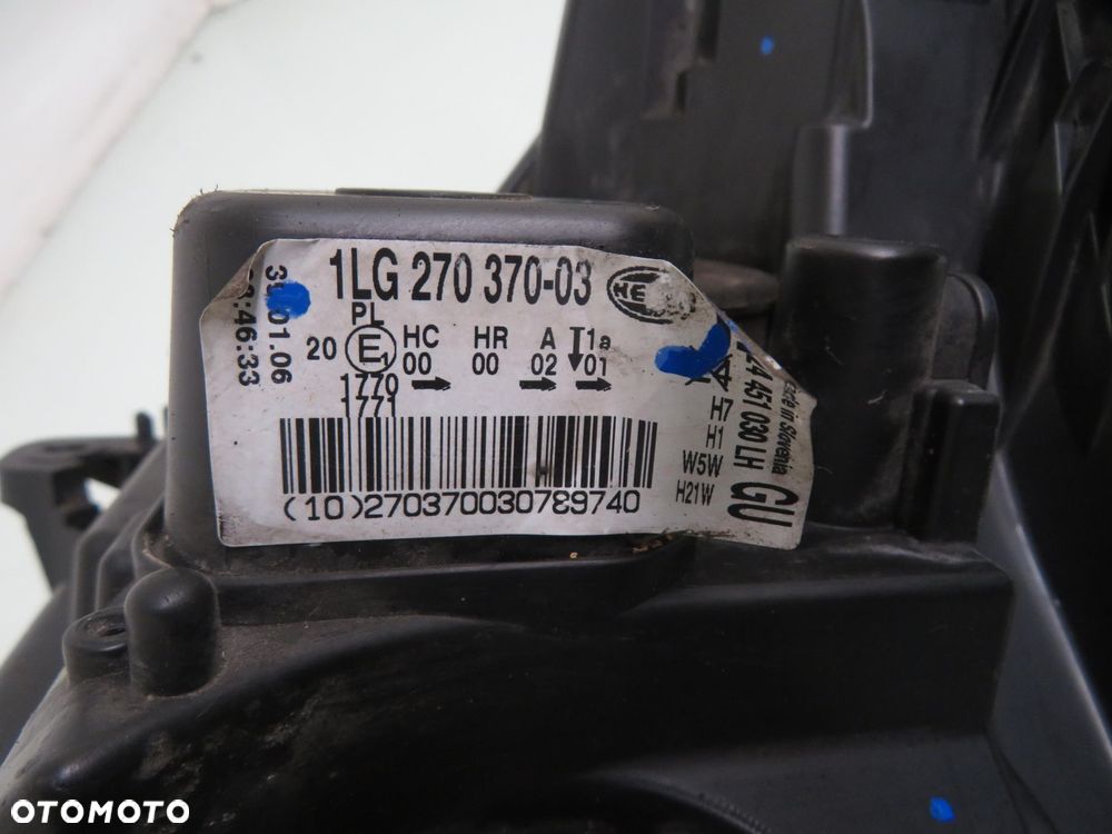 LAMPA LEWA PRZEDNIA OPEL ASTRA III H 24451030 1LG27037003 - 9