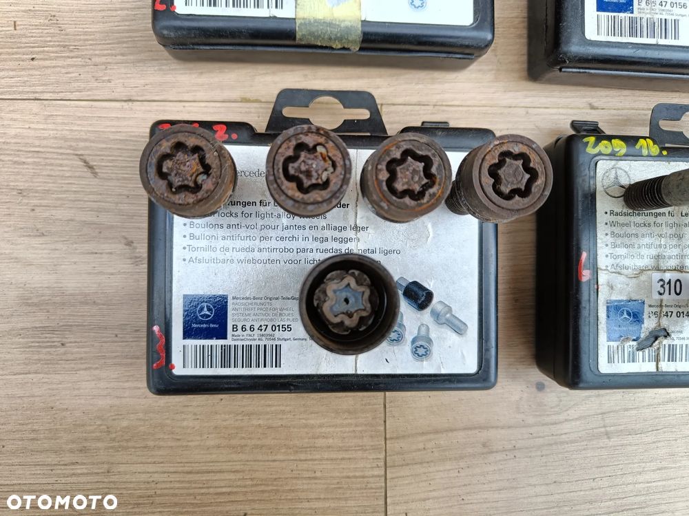 MERCEDES W164 W203 W204 W207 W209 W211 W212 ŚRUBY ZABEZPIECZAJĄCE ZŁODZIEJKI - 4
